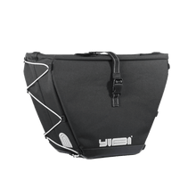 Load image into Gallery viewer, A product image showing the Yuba Eco Baguette bike bag in isolation.