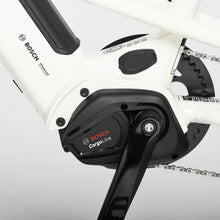 Load image into Gallery viewer, Close-up of a bicycle gear system with Bosch CargoLine motor on a white background