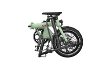Load image into Gallery viewer, Green folding bike on a white background
