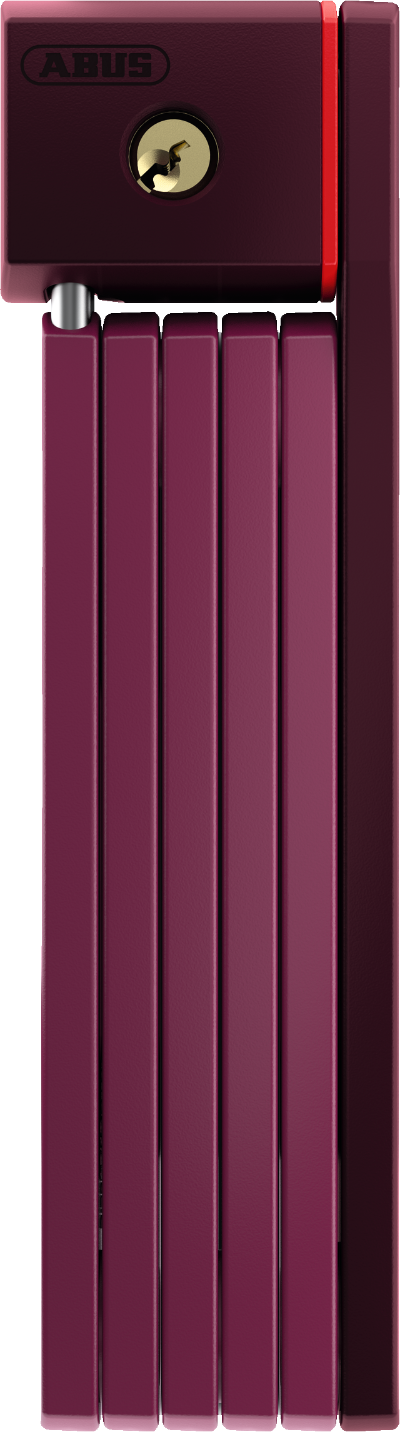 A product picture of the Abus uGrip Bordo 5700K Key Lock in the core purple colour variant.