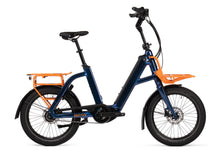 Load image into Gallery viewer, Product image of the BESV CPT 2.3 Compact Electric Bike with dark navy frame, taken from the right side. 
