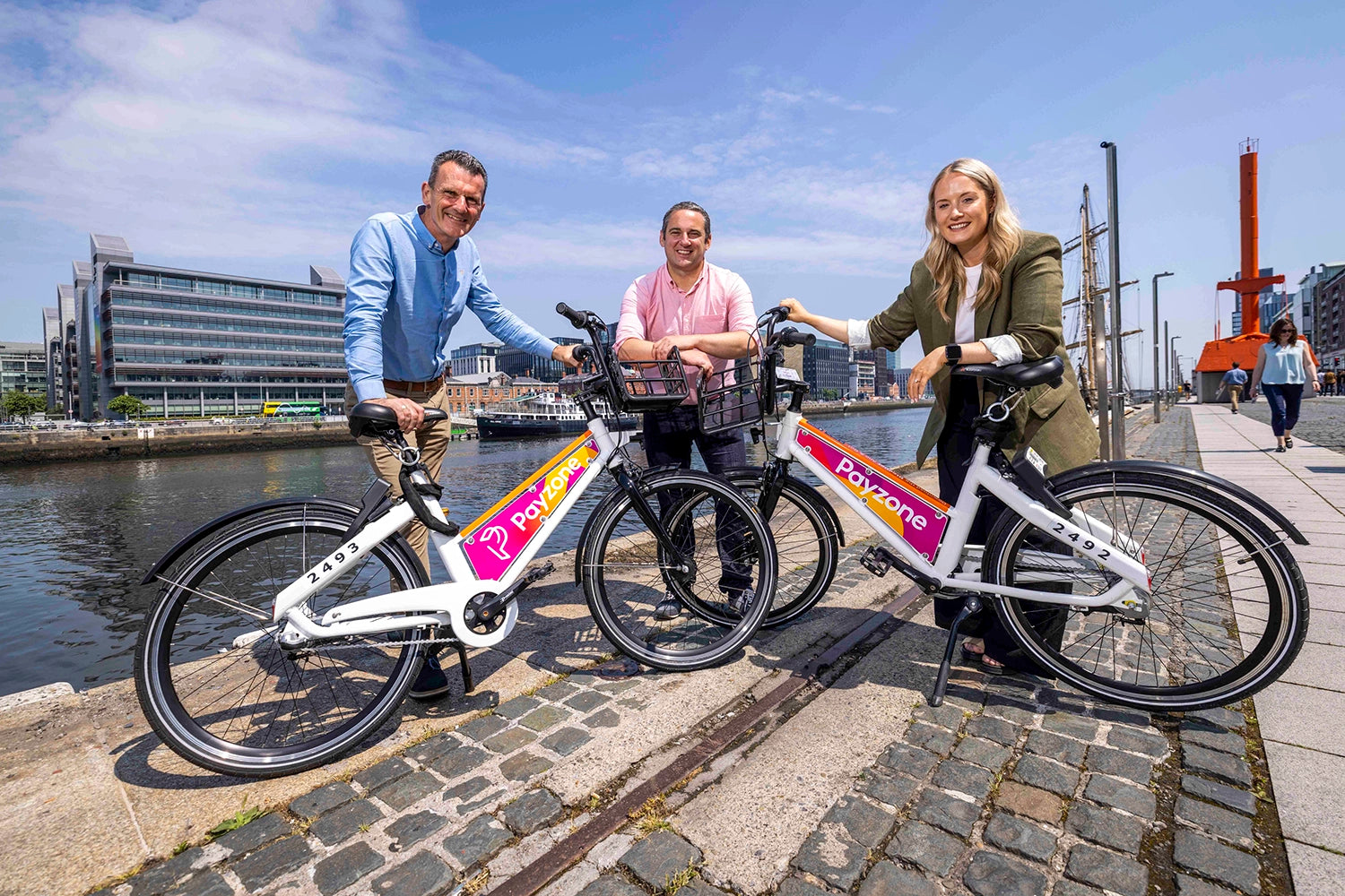 Bleeper welcomes Payzone as public bike sponsor.