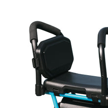 Load image into Gallery viewer, A product image of the Yuba Backrest showing two backrests mounted on two Yuba Crests.
