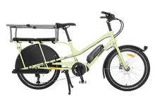 Load image into Gallery viewer, An electric longtail cargo bike.
