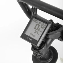 Load image into Gallery viewer, Bosch bike computer attached to a bicycle handlebar.
