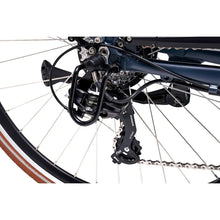 Load image into Gallery viewer, Product image of the Beaufort Electric Bike which is available to lease from Bleeper. Close-up photo of the rear derailer.

